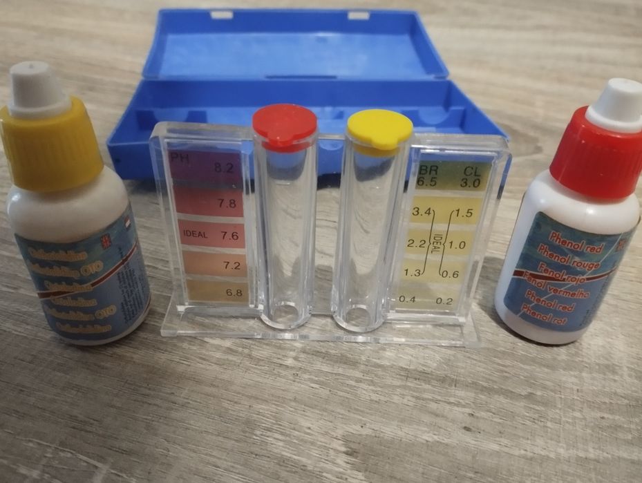 Тест с течни реагенти [Cl / Br + pH]
