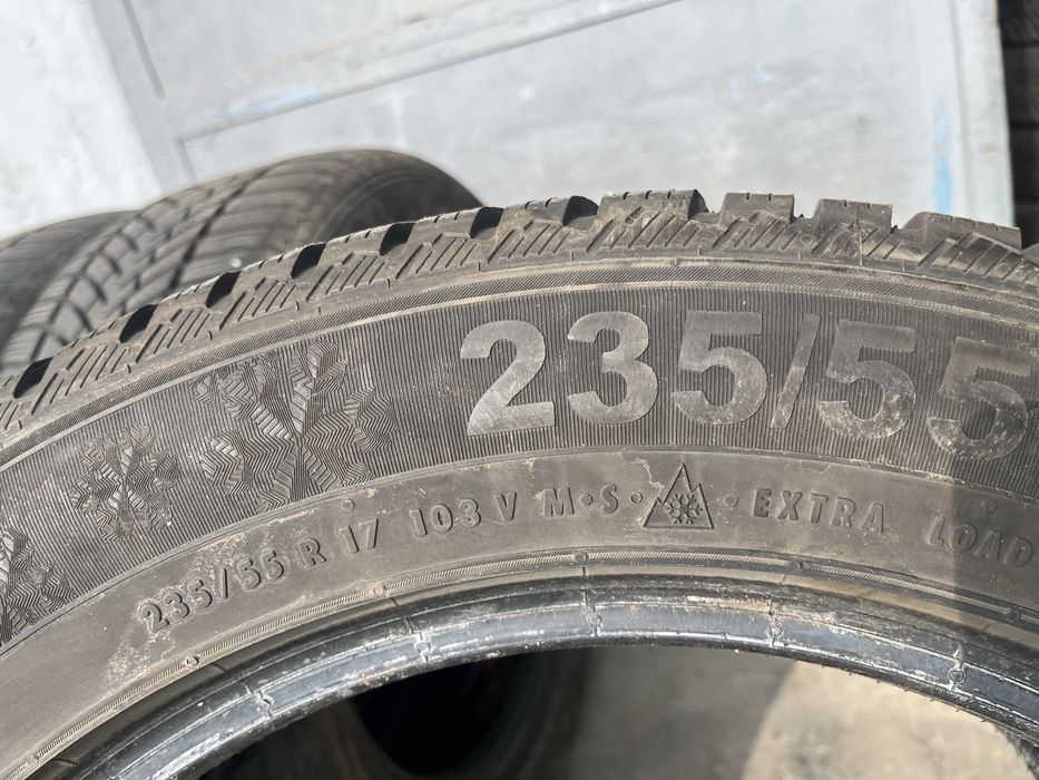 4 бр. зимни гуми 235/55/17 Semperit SUV 6-7 mm DOT 4220