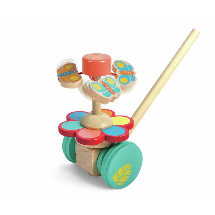 Буталка Hape - Дълга пръчка за бутане Танцуваща пеперуда