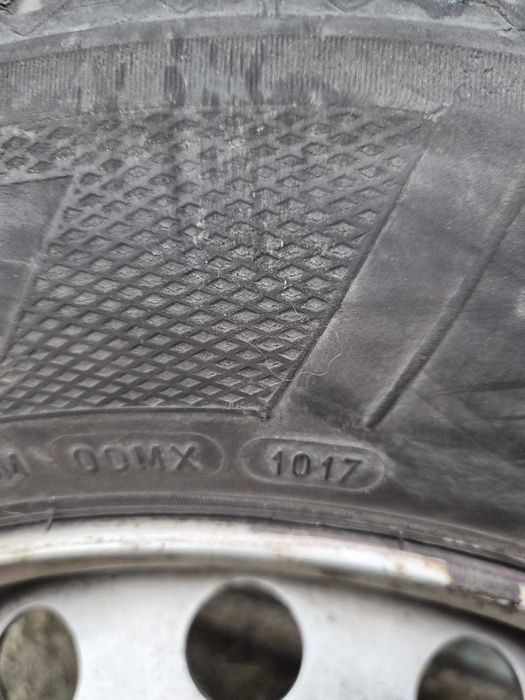 Jante 5 x108 cu anvelope 215 65 15C Citroen/Peugeot sau schimb cu jante aliaj logan pe 15 4x100
