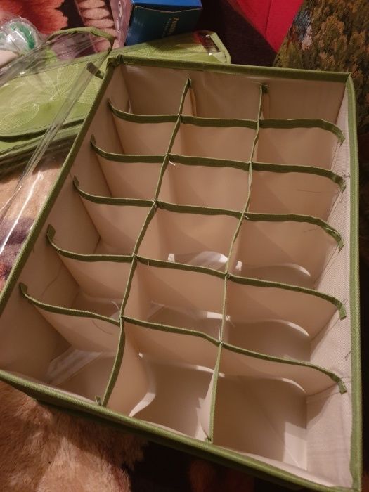 Органайзеры для компактного хранения белья, мелких вещей ! Цена за 1шт