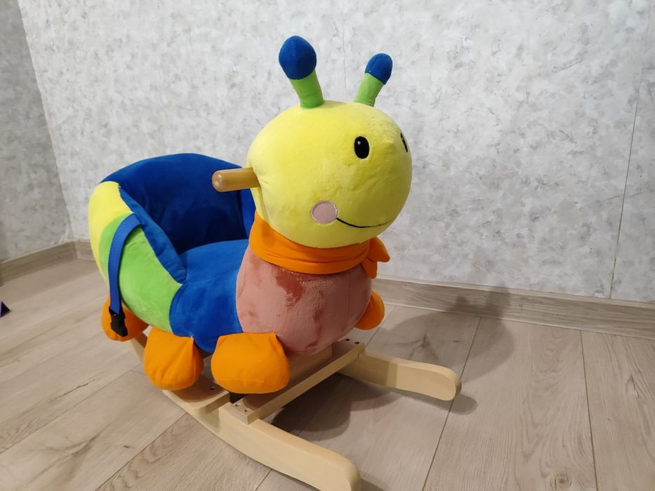 Детска Люлка плюшена Moni Toys Гъсеница