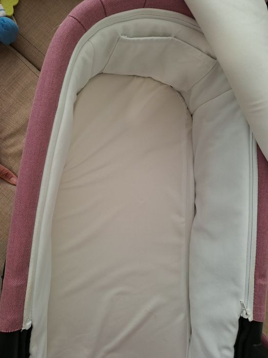 Кош за новородено Cybex Cot S Gold - розов цвят Magnolia pink