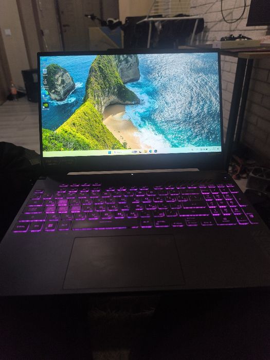 Игровой RTX 4050, AMD Ryzen 5 7535HS ноутбук Asus tuf gaming в идеале
