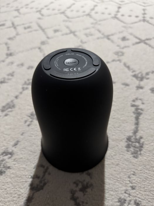 Incarcator wireless Lexon Oblio Matte Black cu functie de sterilizare