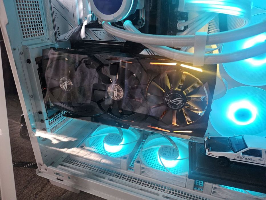 Gtx 1080 видеокарта nvidia asus rog strix