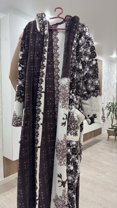 халат теплый женский