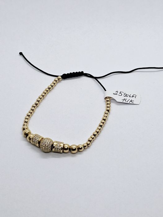 Vand bratarancu bile din aur 14 k 7 g cod 362