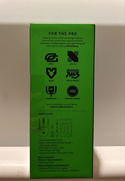 Razer deathadder V3 Pro геймърска wireless мишка