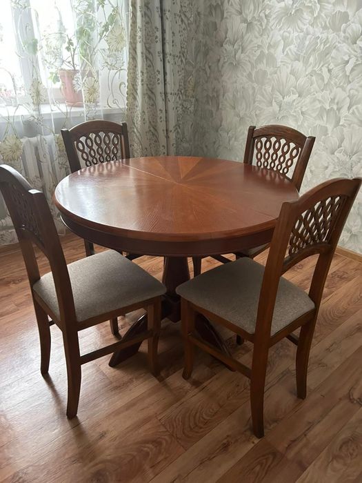 Стол круглый раздвижной