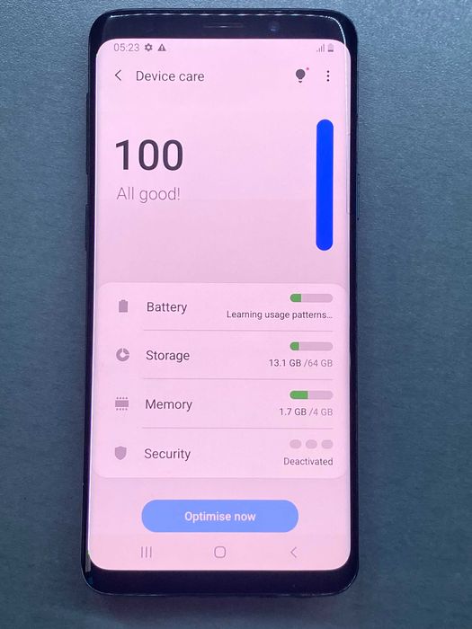 Placa de bază Samsung S9 -64Gb/4Gb RAM -android 10-placa buna !
