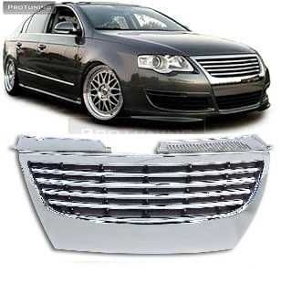 Решетка Пасат Б6 Хром Без емблема VW Pasat Passat тунинг Нова Маска