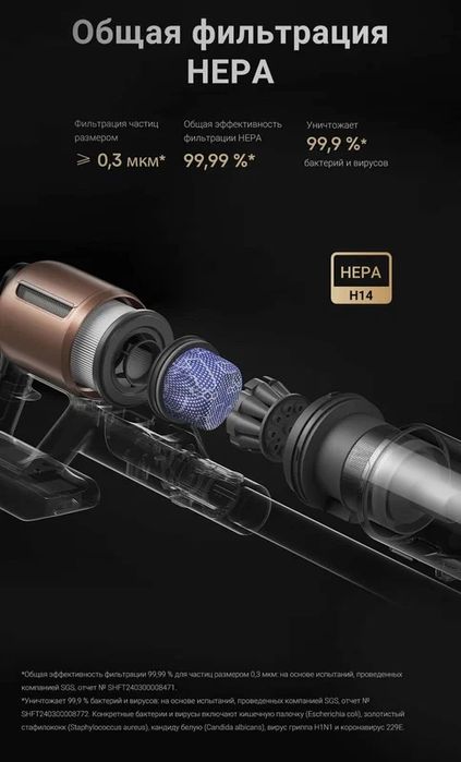 Беспроводной пылесос Dreame Z20, для сухой уборки