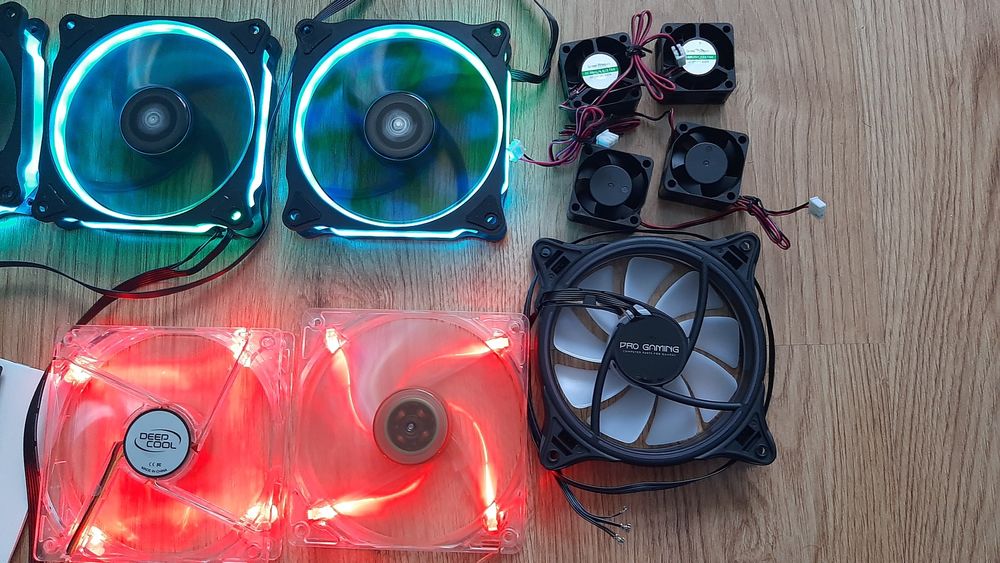 Cooler pc kit Ventilatoare 12v rayzen procesor carcasa 120,40 mm,12,4c