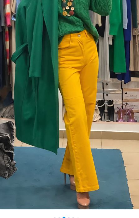 Дънки размер 38 оранжеви