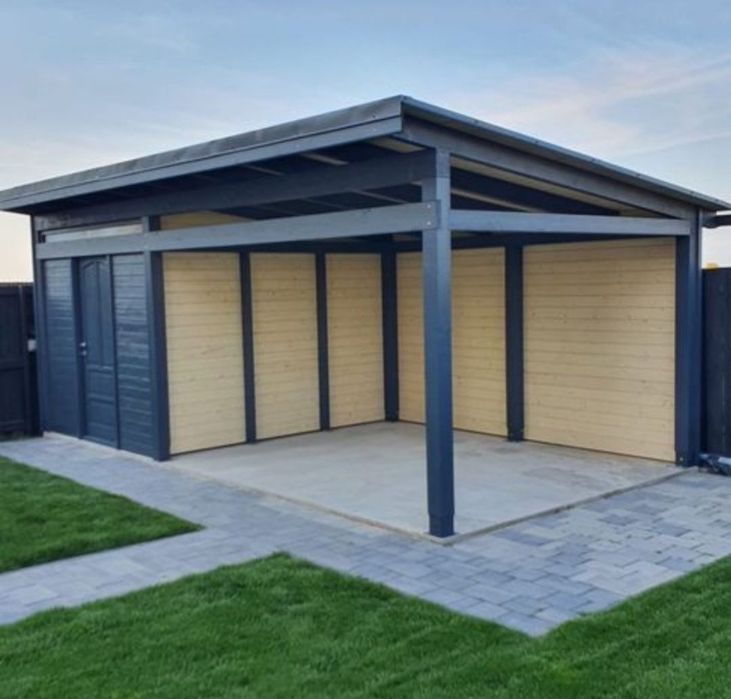 Foisoare , case si terase din structura de lemn de diferite modele si