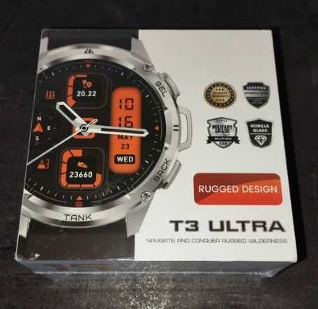 Kospet Tank T3 Ultra – smartwatch rugged + brățară CADOU