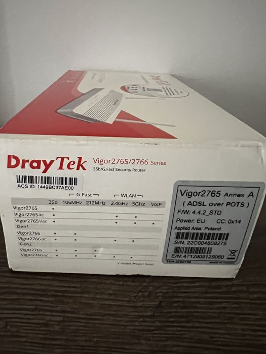 Router  Dray tec vigor 2765