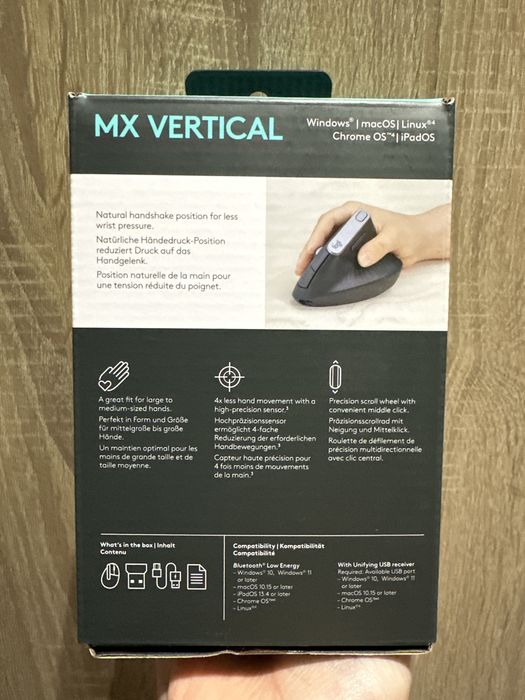 Mouse Logitec Logitech MX Vertical Ergonomic