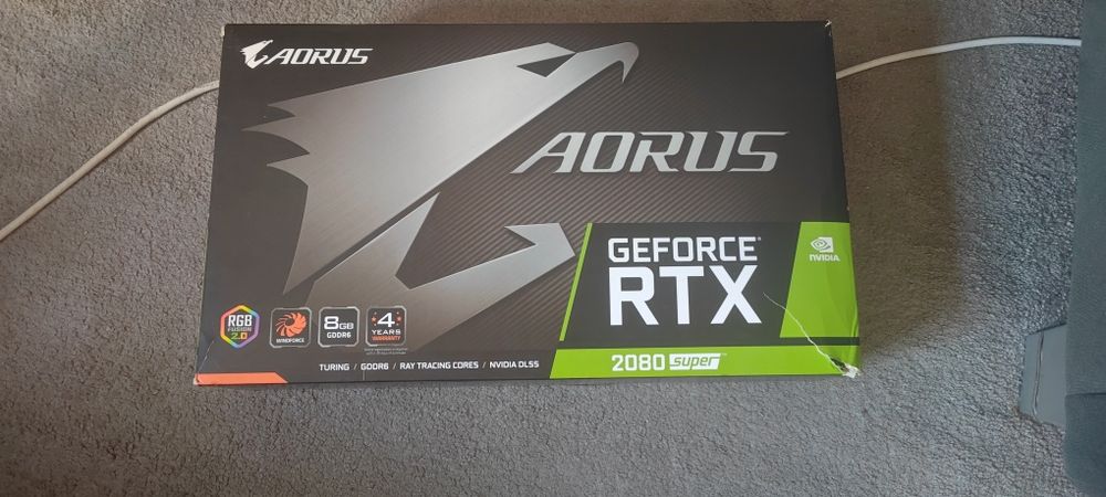 Placa video Aorus RTX 2080 Super 8GB GDDR6