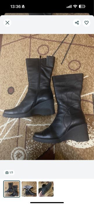 Сапоги кожаные продам