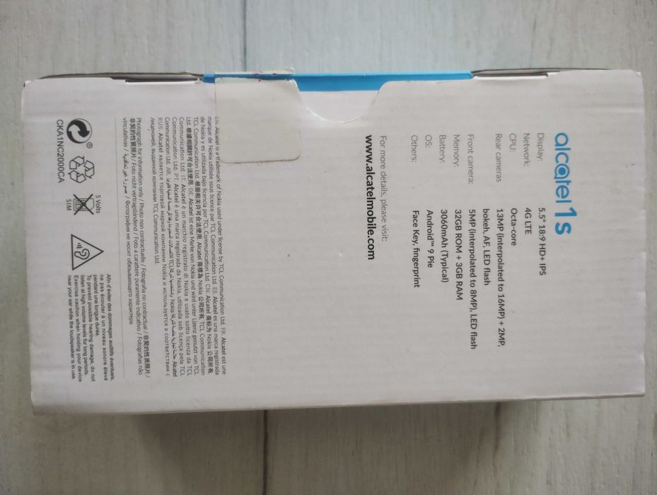 Alcatel 1 S мобилен телефон
