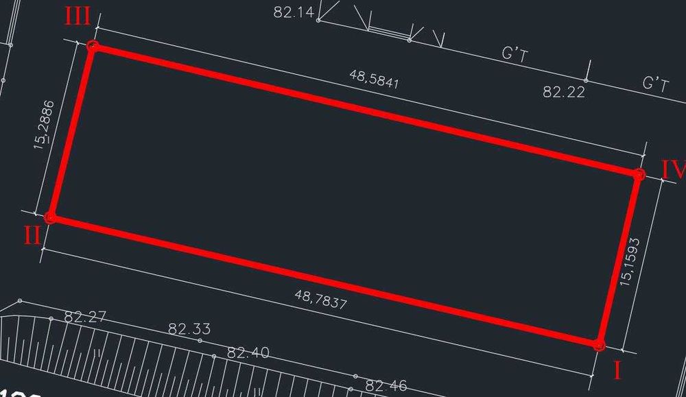 Продается Земельный Участок, Ташкент, Геофизика, Корасув 1, 49 м фасад