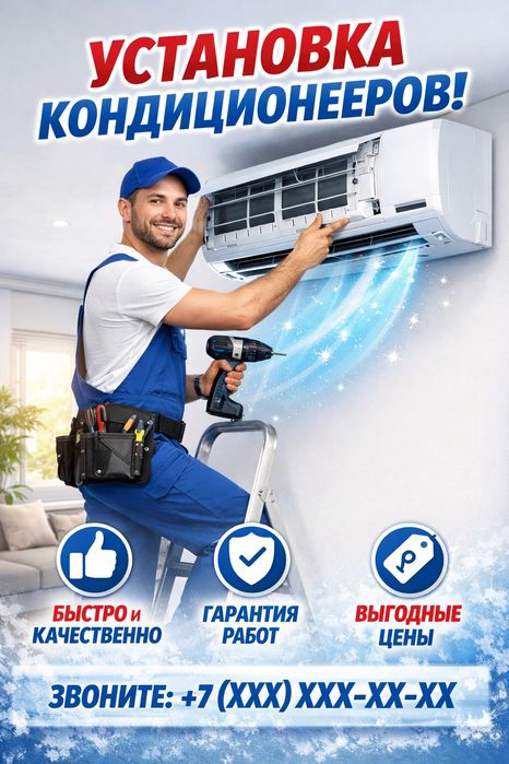 Ремонт и установка кондиционера в ташкент
