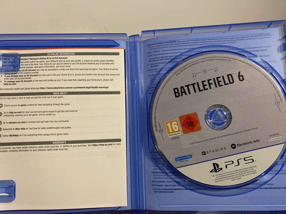 Vand Battelfield 6 PS5 CD