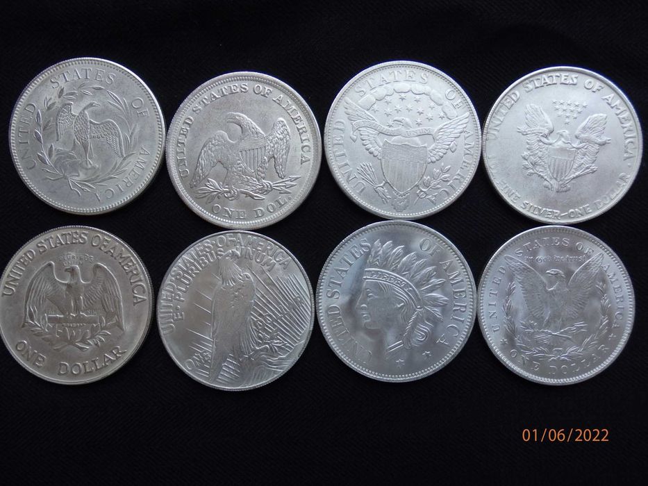 Колекция 8бр по 1 долар -30%