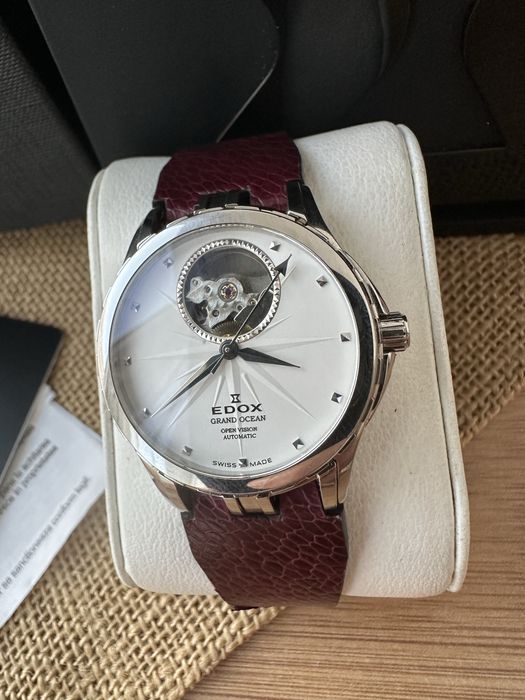 Ceas Edox dama Grand Ocean 33mm automatic - nou