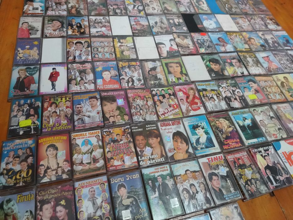 146 Casete audio  muzica lăutărească,MANELE,usoara, vechi