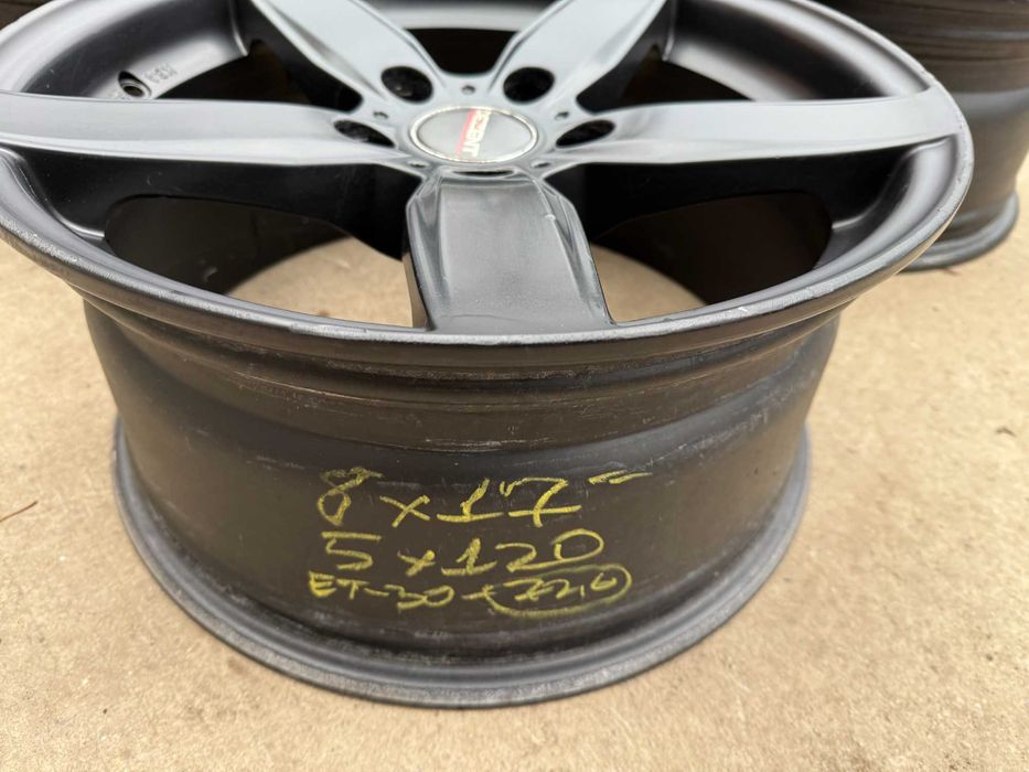 4 бр. алуминиеви джанти Dezent 17'' 5x120 ф72.6, ET30, 8J