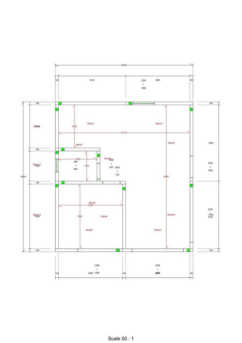 Бунгала, Преместваеми къщи, Сглобяеми къщи 45м2 - 6.42м х 6.96м