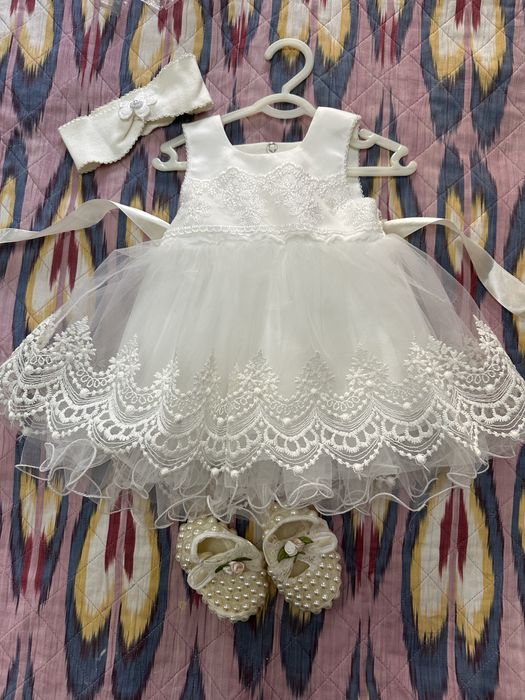 Детские платья для девочек 6 -12месяцев