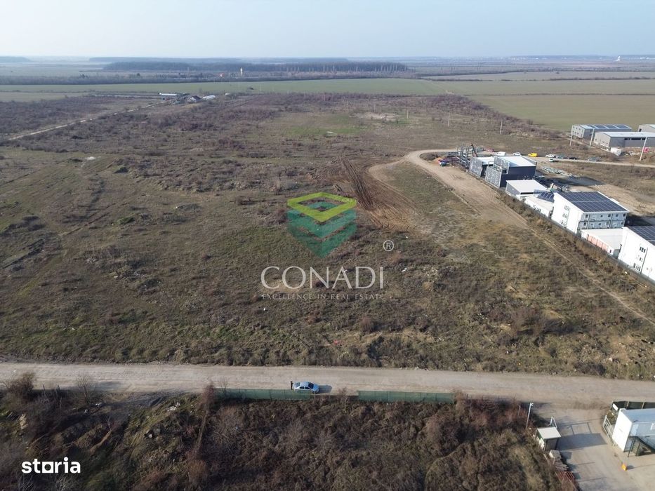 Teren de vanzare cu autorizatie pentru 2 hale - Otopeni - 10.000 mp