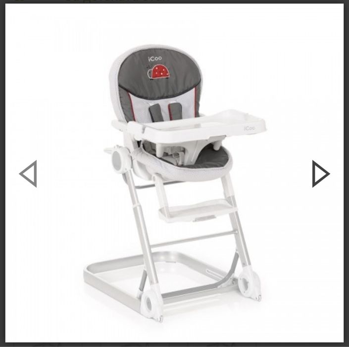 Hauck бебешка кошара, стол и шезлонг 3в1 iCoo Grow with me 1-2-3