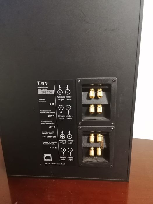 Subwoofer Electroacustic Arcus Gmbh trio.