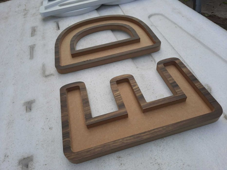 Litere volumetrice lemn MDF