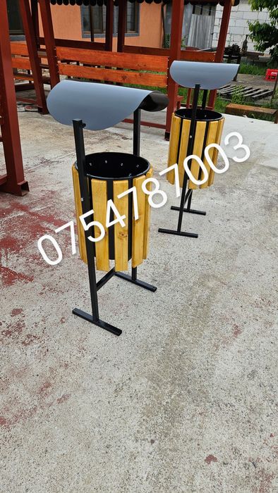 Banca parc/curte cu 8 rigle