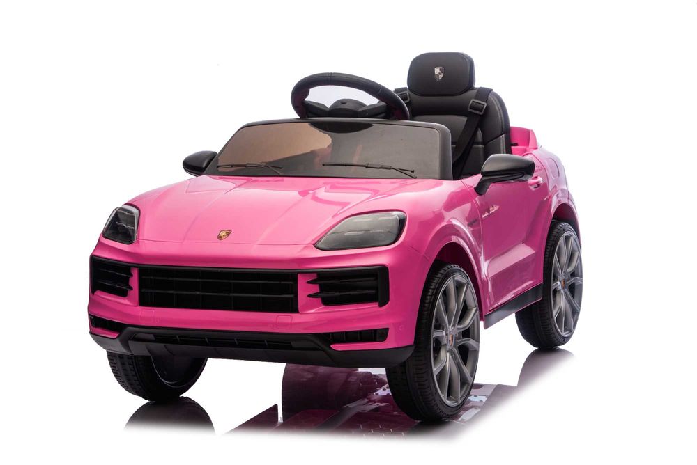 Masinuta electrica Porsche Cayenne 2x35W 12V scaun tapitat Pink