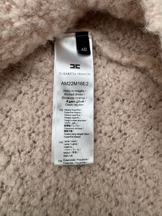 Плетена рокля с подвижна яка “ Elisabetta Franchi”