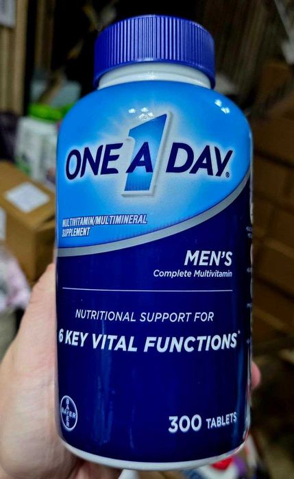 ДОСТАВКИ НЕТ Bayer One A Day мультивитамины мужские и женские Made USA