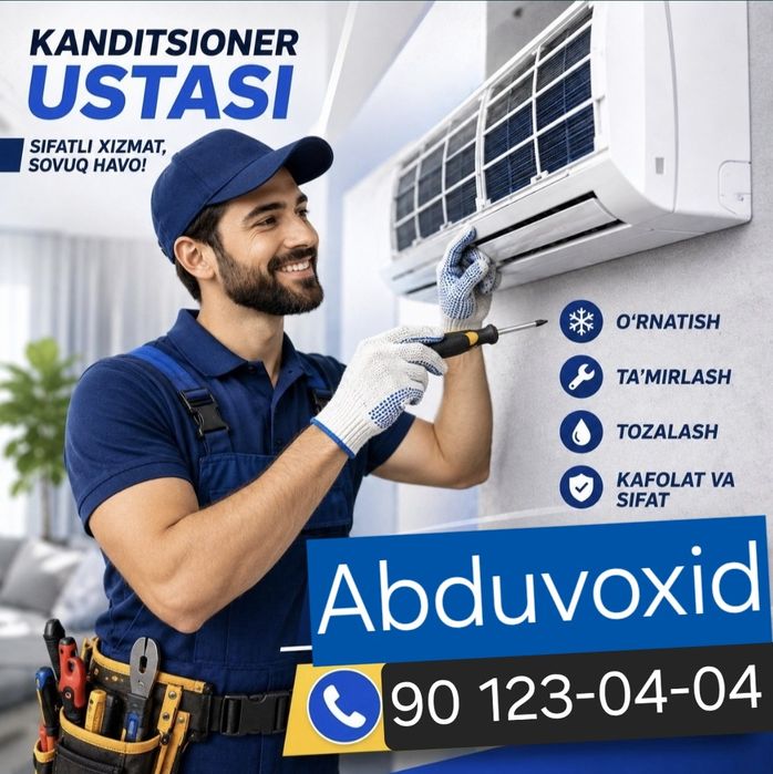 Кондиционер урнатиш / Установка кондиционер /Konditsioner O'rnatish.
