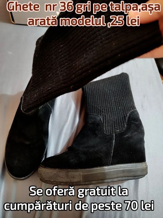 Produse dama noi sau impecabile mărime M-L+ ghete cadou