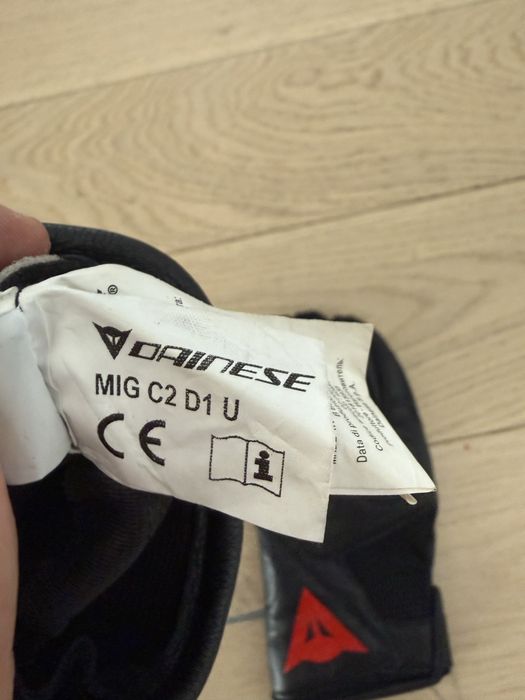 Mănuși moto vară piele/mesh Dainese Mig C2 – Mărimea 10 / XXL (Noi)