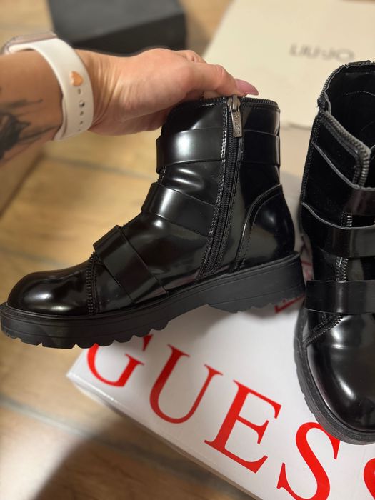 Боти Guess, черен лак