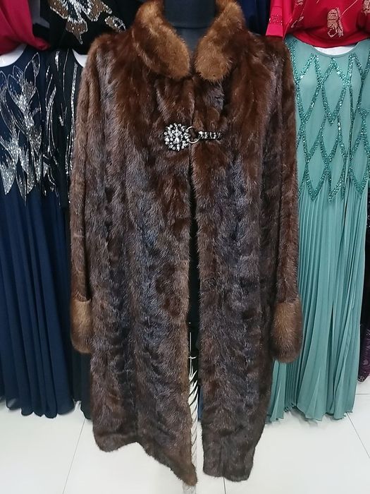 Норка жилетка мех  норка Новая ручная работа 52)54размер