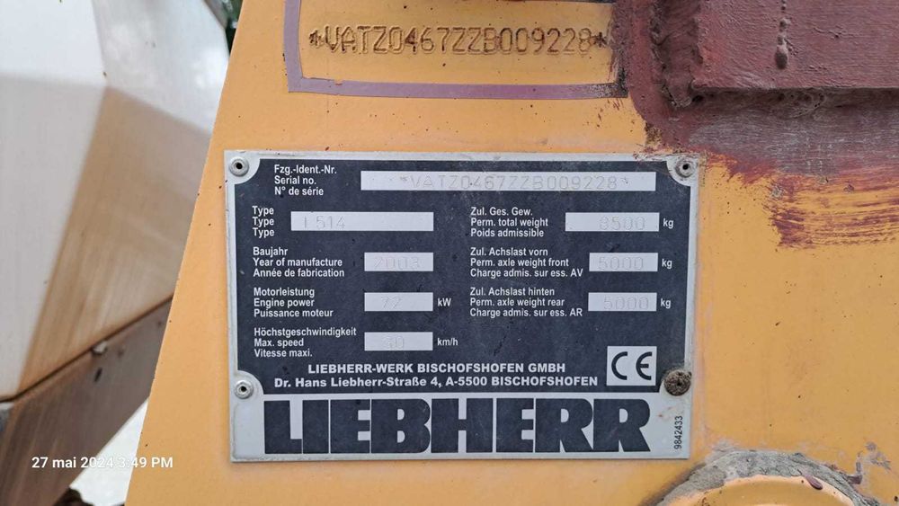 Piese Liebherr L514 distribuitor