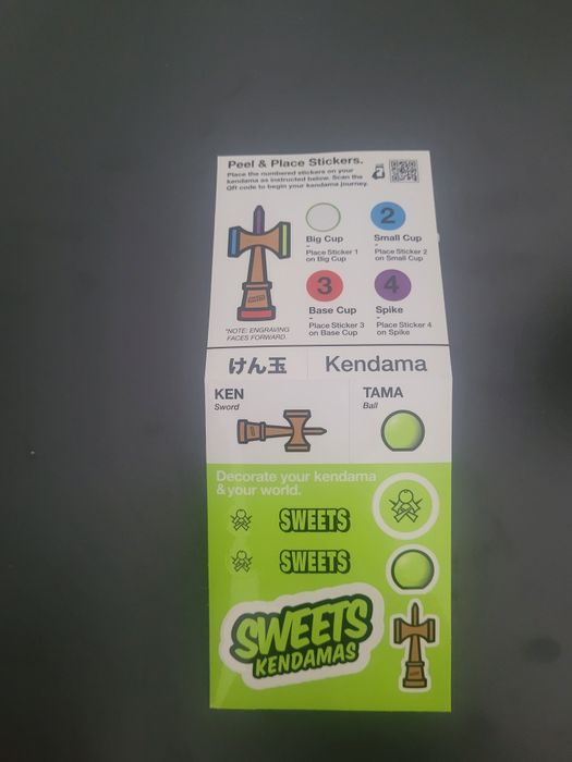 Kendama Sweets Boost Radar Blue ca nouă